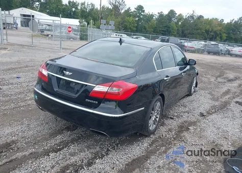 2012 Hyundai Genesis 3.8L from USA, damaged, VIN KMHGC4DD5CU161432